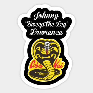 Cobra Kai Johnny Sweep the Leg Lawrence Sticker